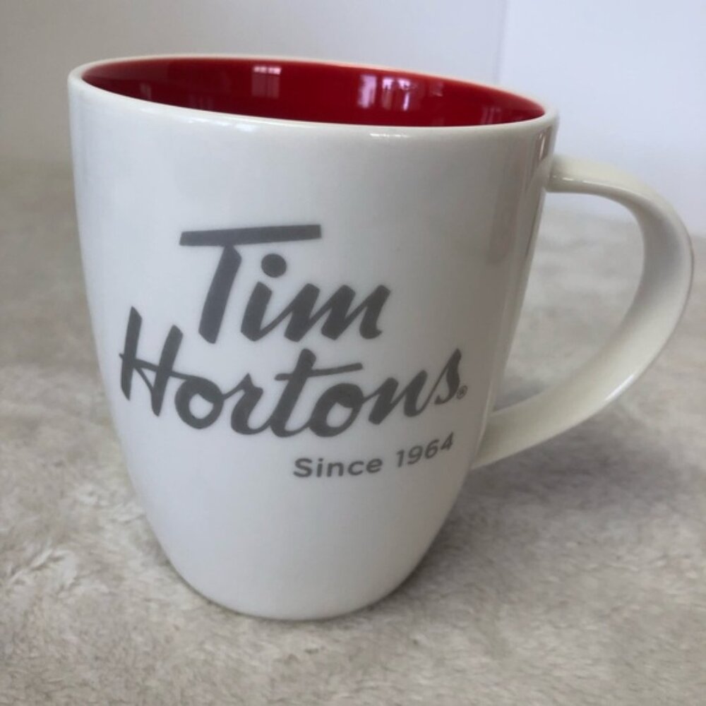 TIM HORTONS 2014 Limited Edition # 014 Mug 'Since 1964' Red Interior 16oz - Picture 2 of 5